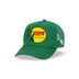 Green Curved Trucker with Green Rx on Yellow Patch