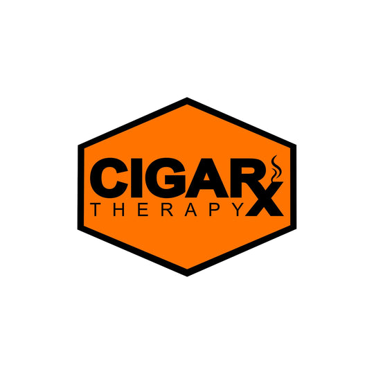 CIGARx Therapy Black on Orange PVC Patch
