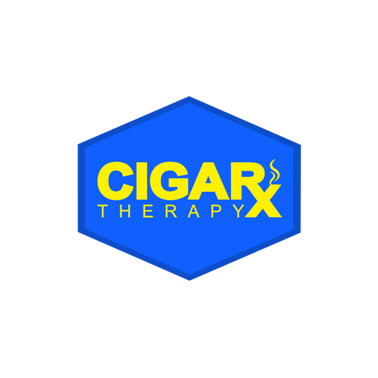 CIGARx Therapy Yellow on Blue PVC Patch