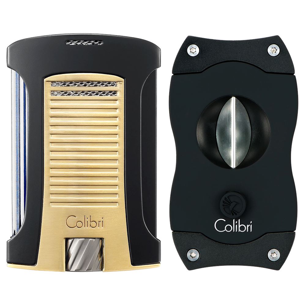 Colibri Gold Ruler Colibri Daytona Lighter + V-Cut Gift Sets | Buy Online at Discount ...