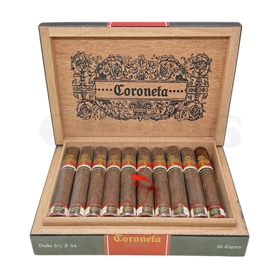 Crowned Heads Coroneta Maduro Duke Double Robusto Open Box