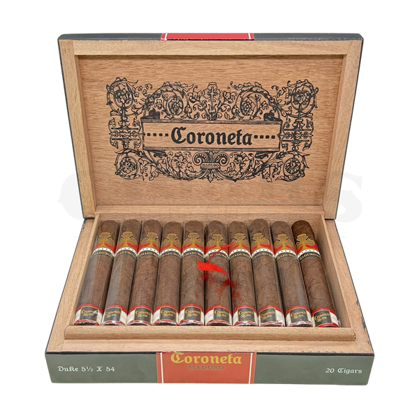 Crowned Heads Coroneta Maduro Duke Double Robusto Open Box