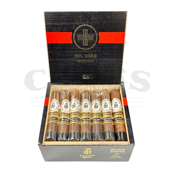 Crowned Heads Mil Dias Maduro Topes Robusto Gordo Open Box