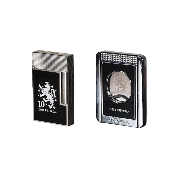 D.E. Liga Privada 10 Aniversario S.T. Dupont Cutter and Lighter Set