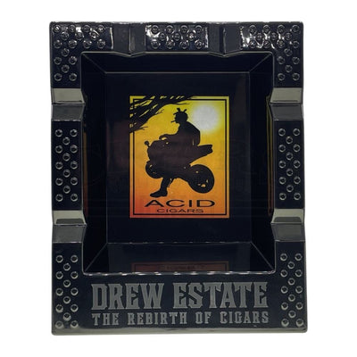 🎁 Drew Estate Black Acid Melamine 6 Cigar Ashtray (100% off)
