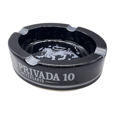 Drew Estate Black Liga Privada Aniversario 10 Ashtray Angled