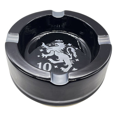 Drew Estate Black Liga Privada Aniversario 10 Ashtray Front View