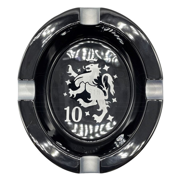 Drew Estate Black Liga Privada Aniversario 10 Ashtray Top View