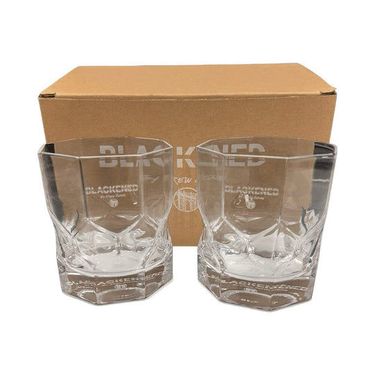 Drew Estate Blackened Whiskey Glasses