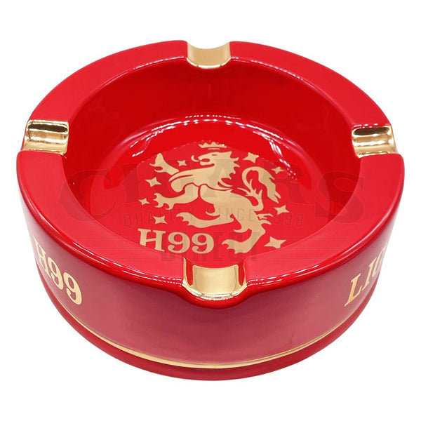 Drew Estate Red Liga Privada H99 Ashtray Front View