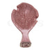 Dunbarton Limited Edition Stone Carved Tobacco Leaf Ashtray Dark Pink Front View