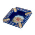 E.P. Carrillo Blue 4 Cigar Ashtray Angled View