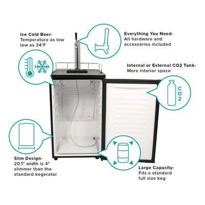 Edgestar Kegerator for Full Size Kegs