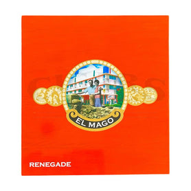 El Mago Cigars Renegade Double Robusto Closed Box Top View