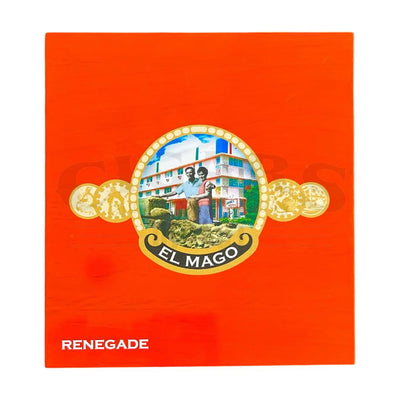 El Mago Cigars Renegade Double Robusto Closed Box Top View