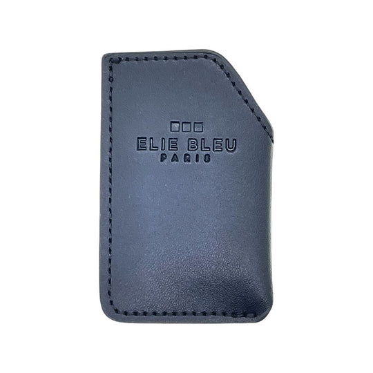 Elie Bleu J-15 Black Leather Lighter Case