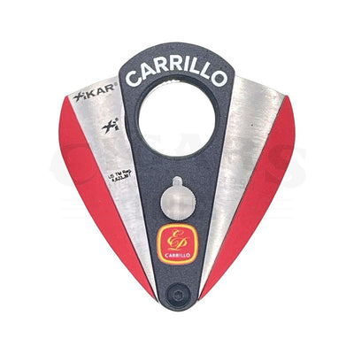 E.P. Carrillo Xikar Xi2 Black and Red Cutter Open 