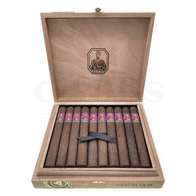 Foundation Aksum Maduro Double Corona Open Box