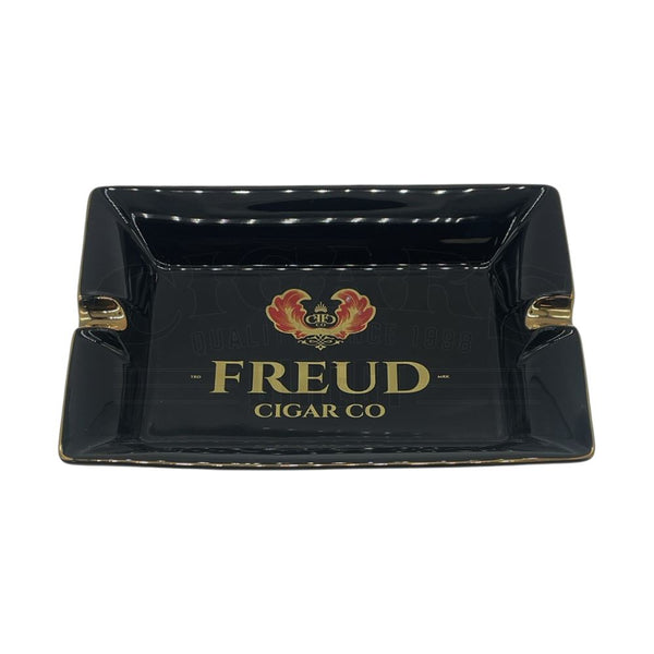 Freud Black 2 Cigar Ashtray Front View