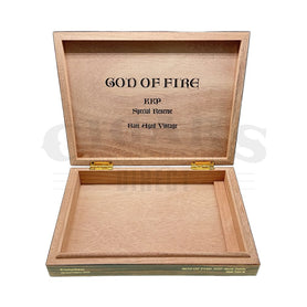 God of Fire KKP Special Reserve Gran Toro 56 Travel Humidor Only Open