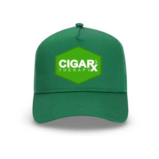 Green Curved Trucker with Green Classic Patch