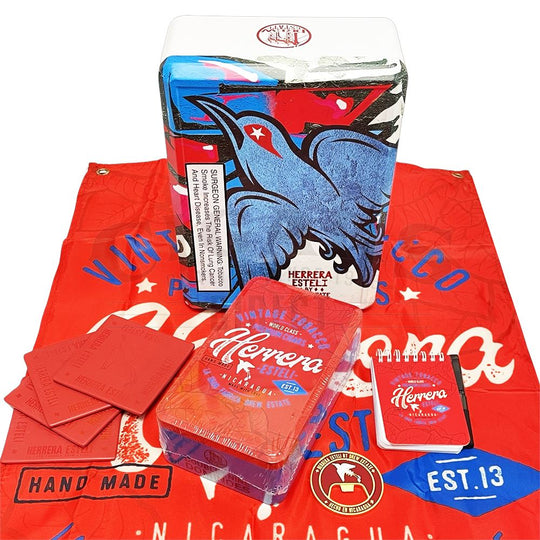 Herrera Esteli Domino Double 9 Metal Tin Set