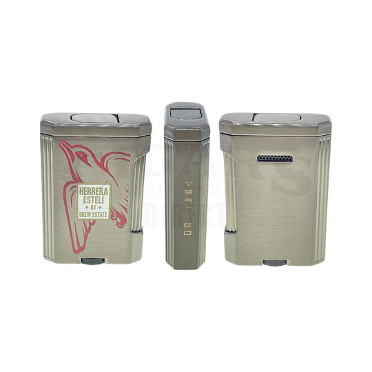 Herrera Esteli Gunmetal Vertigo Intrigue Triple Flame Lighter