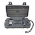 Keep Calm & Smoke On 5ct. Cigar Caddy w/Black Palio Lighter and Cutter Open