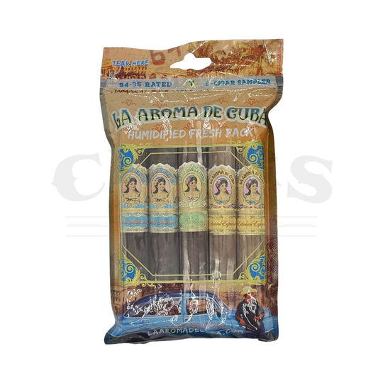 La Aroma de Cuba 94-95 Rated 5 Cigar Fresh Pack Sampler