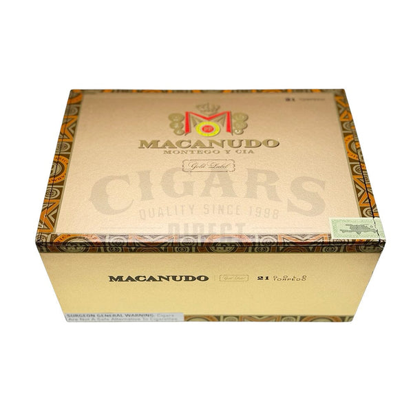 Macanudo Gold Label Torpedo Closed Box