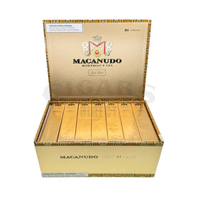 Macanudo Gold Label Torpedo Closed Box Open Box