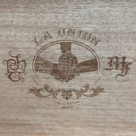 My Father and Tatuaje La Union Black Humidor Logo