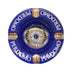 Perdomo Blue and Gold Foil Ashtray Top View