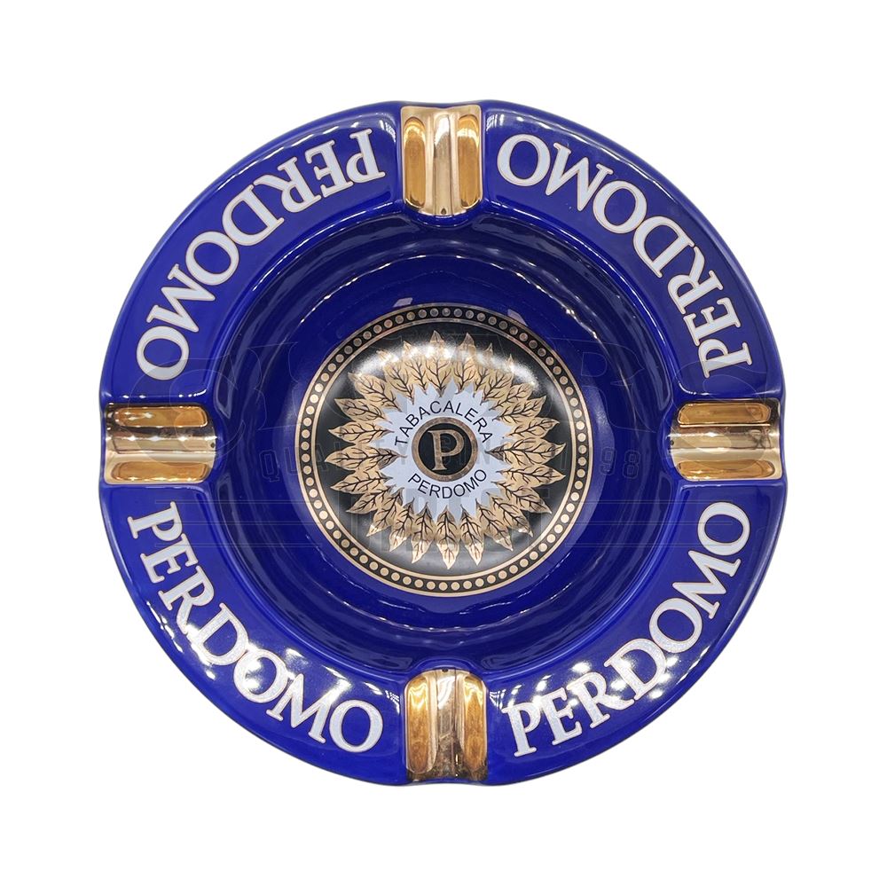 Buy Perdomo Blue and Gold Foil Ashtrays Online and Save