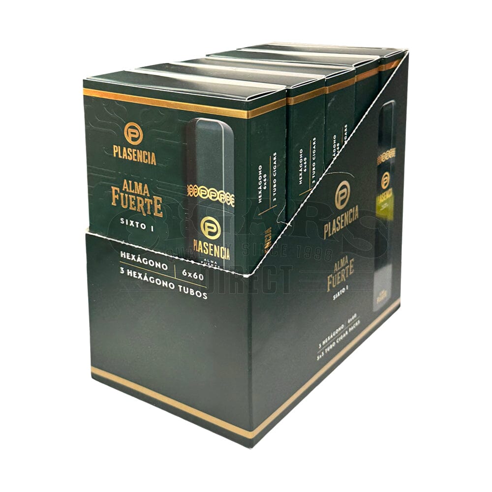 Buy Plasencia Alma Fuerte Natural Sixto I Hexagon Tubo Cigars