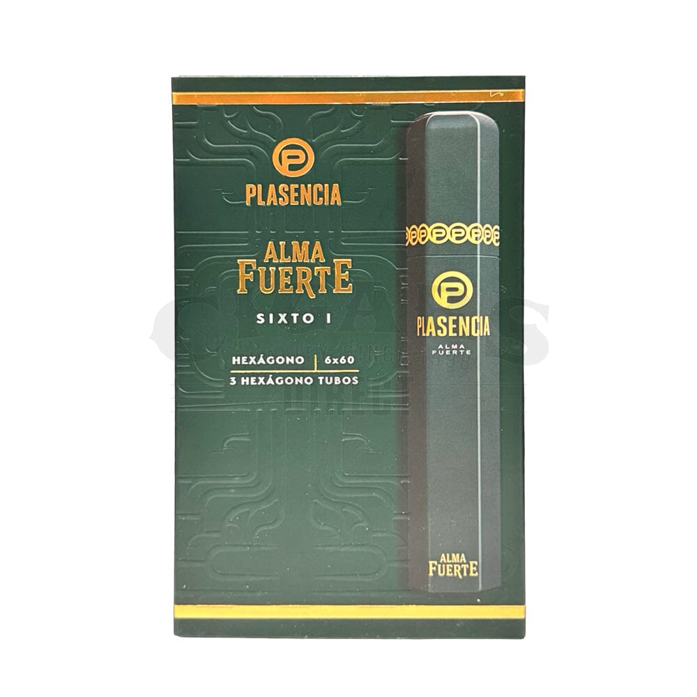 Buy Plasencia Alma Fuerte Natural Sixto I Hexagon Tubo Cigars