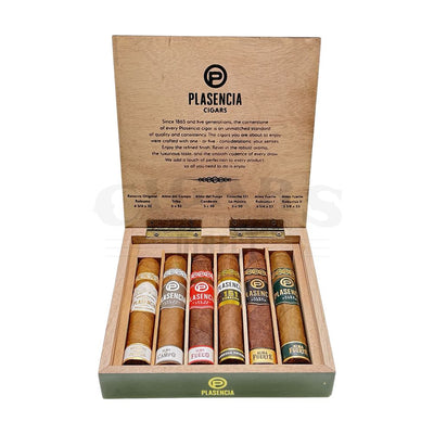 Plasencia Robusto Collection Open Box Front View
