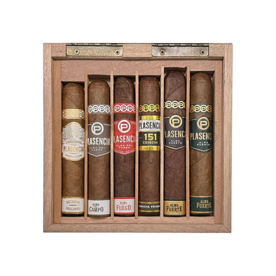 Plasencia Robusto Collection Open Box Top View
