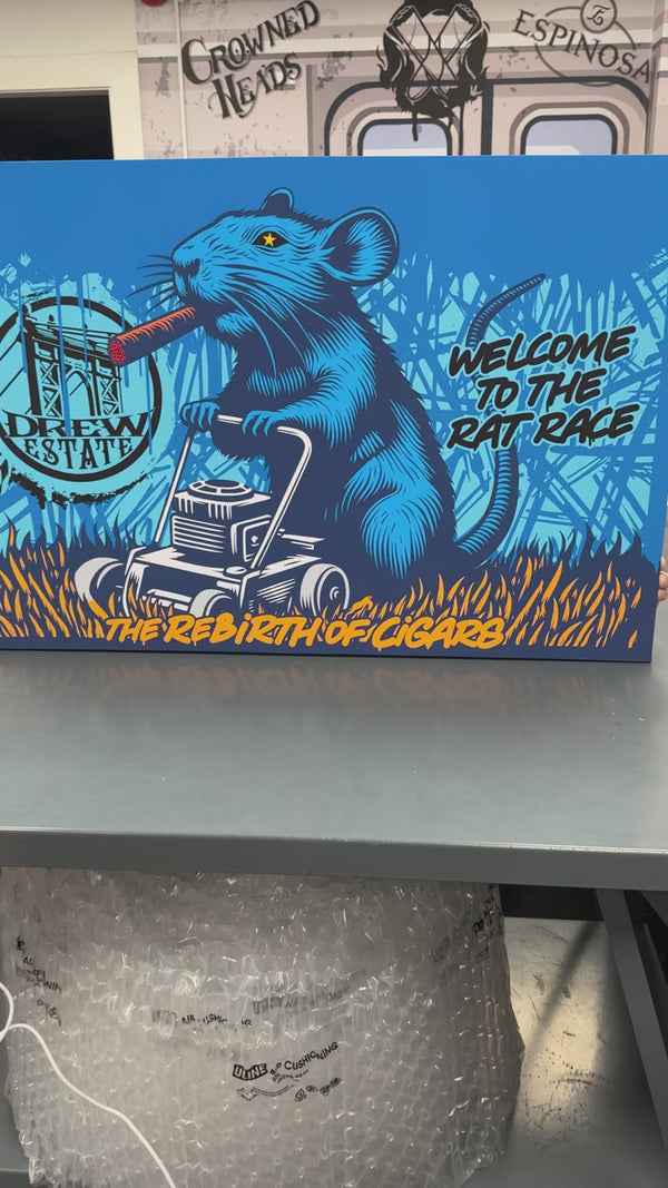 Drew Estate Welcome to the Rat Race LED Canvas Video