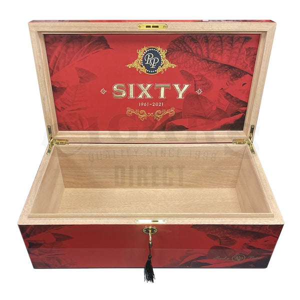 Rocky Patel Sixty Special Edition Humidor With 100 Sixty Cigars Open