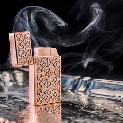 Rocky Patel The Burn Lighter Rose Gold and White