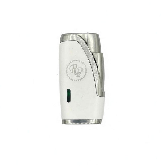 Rocky Patel Dual Flame White Lighter