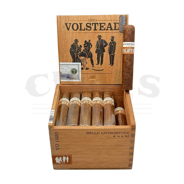 Intemperance Volstead VO 1920 Belle Livingstone Short Robusto Open Box
