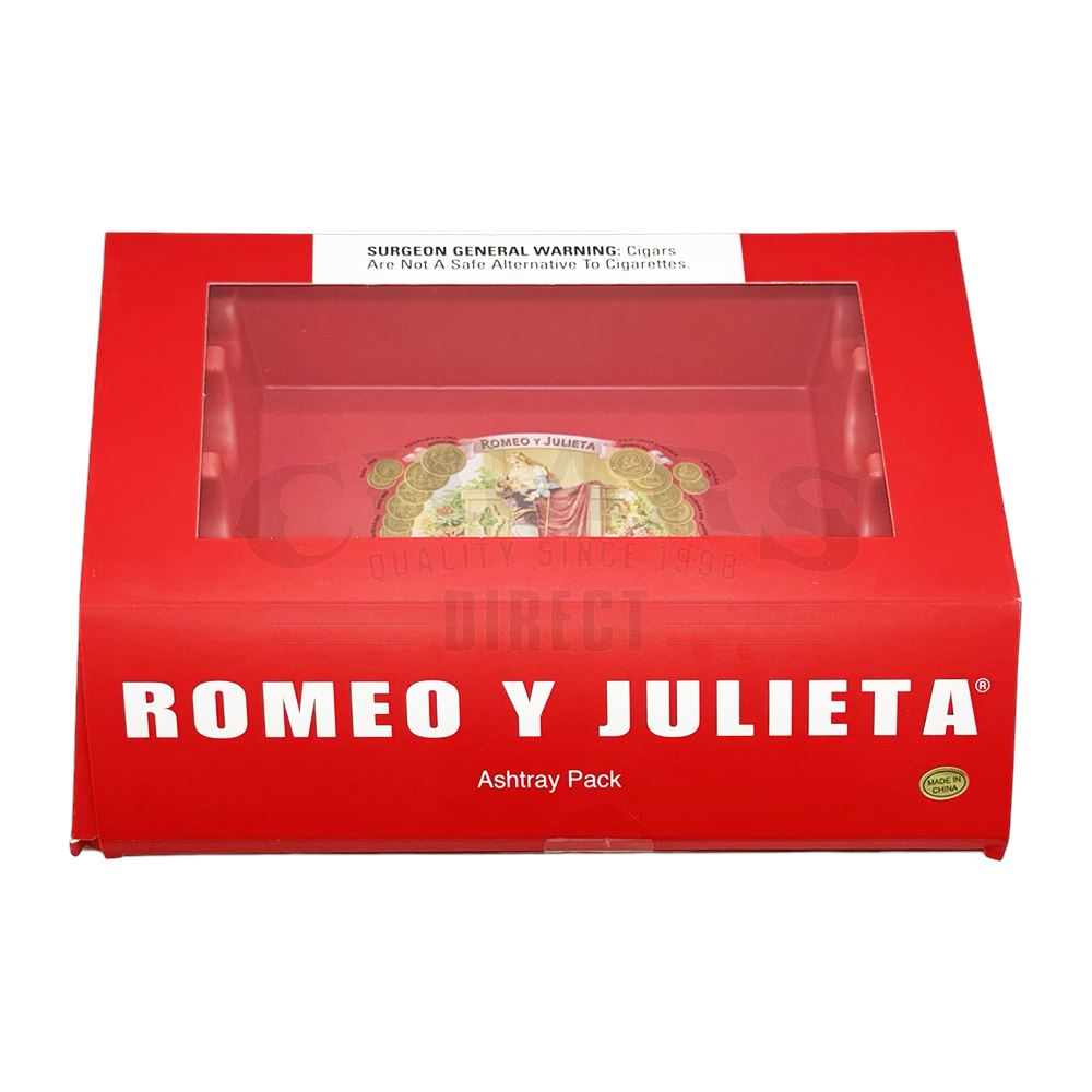 Buy Romeo y Julieta Red Rectangular 6 Cigar Ashtrays Online at