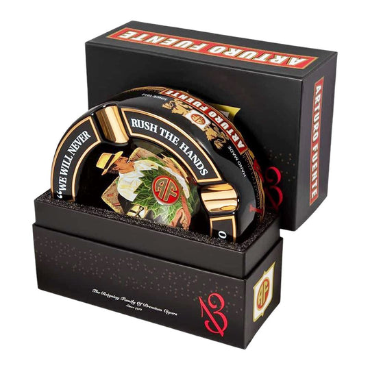 Journey Through Time Black Ashtray