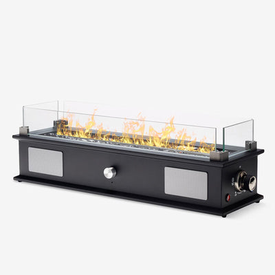 Ukiah Co. Loom II Tabletop Audio Fire Pit Angled View
