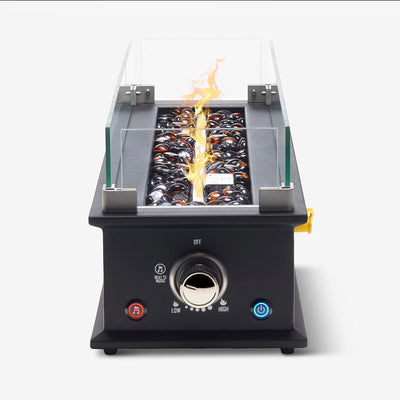 Ukiah Co. Loom II Tabletop Audio Fire Pit Side Controls View