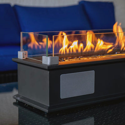 Ukiah Co. Loom II Tabletop Audio Fire Pit Close up