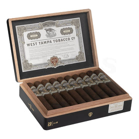 West Tampa Tobacco Black Gordo Open Box