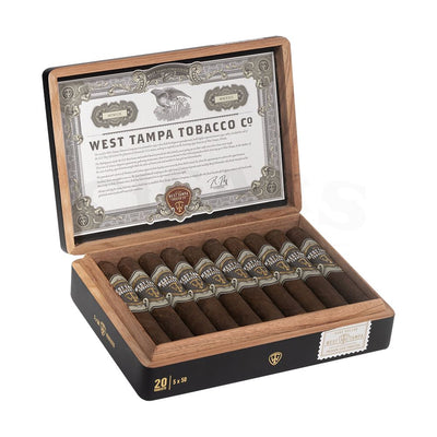 West Tampa Tobacco Black Robusto Open Box